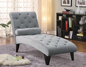 Chaise lounger in gray