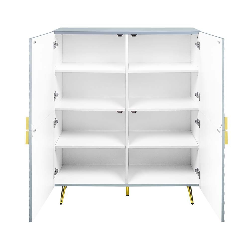 Acme Gaines Gray Accent Cabinet AC01032 | Comfyco