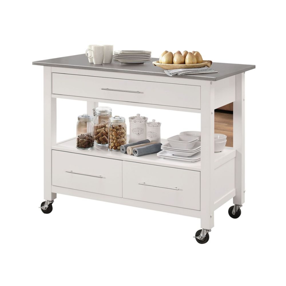 Ottawa Kitchen Cart 98330 Acme Corporation Carts, Kitchen Islands