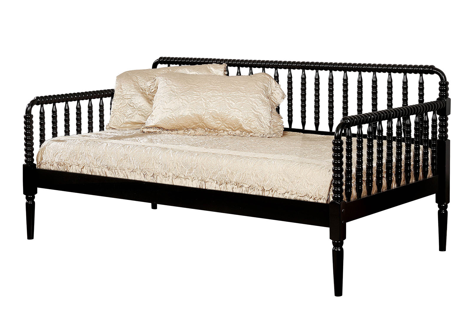 Linda Black Daybed CM1741BK Furniture Of America Daybeds Comfyco