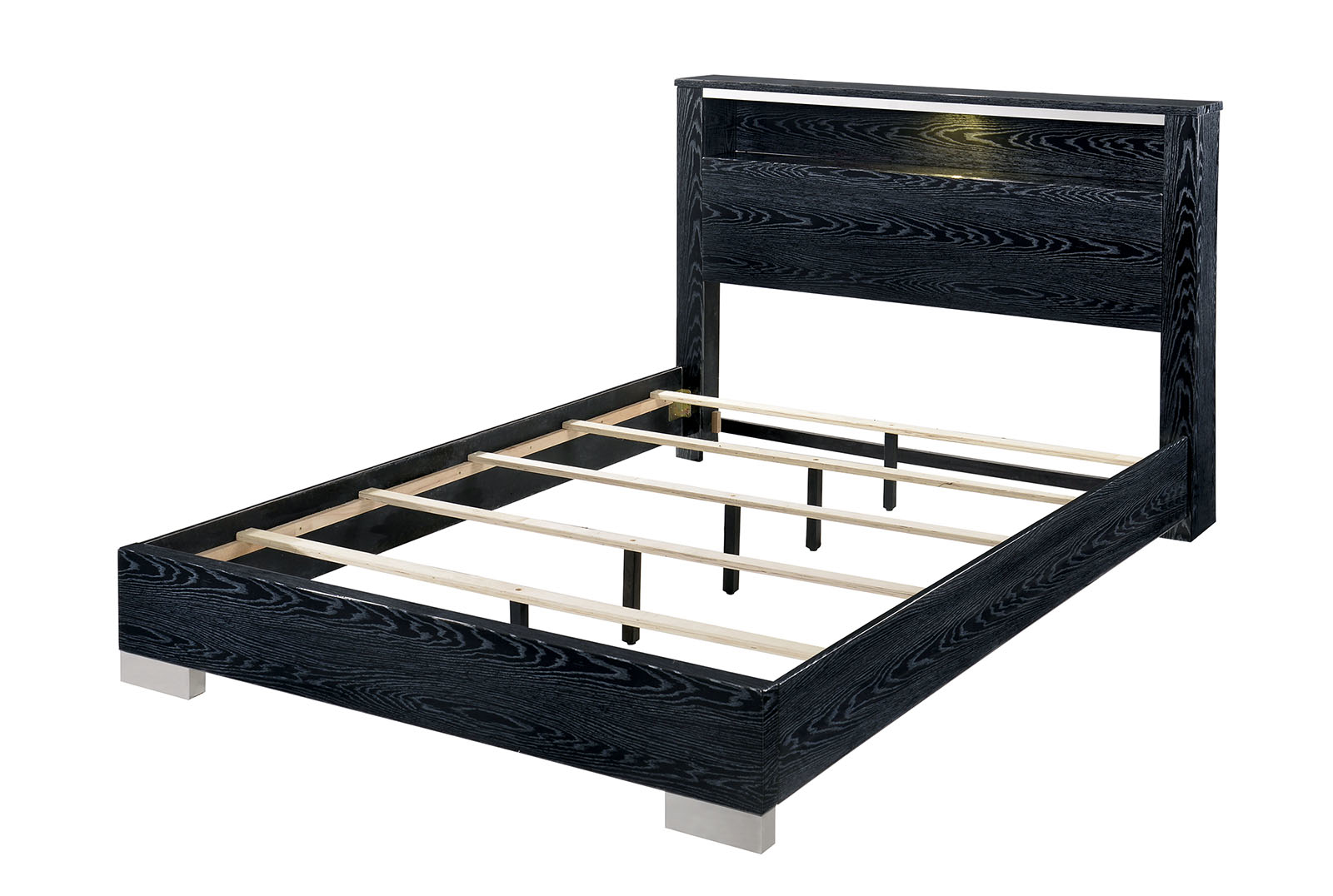 Malte Black Queen Size Bed CM7049BK Furniture Of America Modern Beds