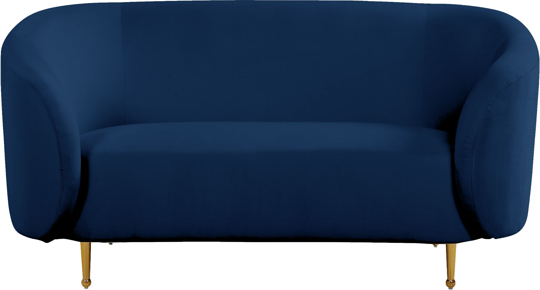 Lavilla Navy Loveseat 611 Meridian Furniture Loveseats Comfyco Furniture