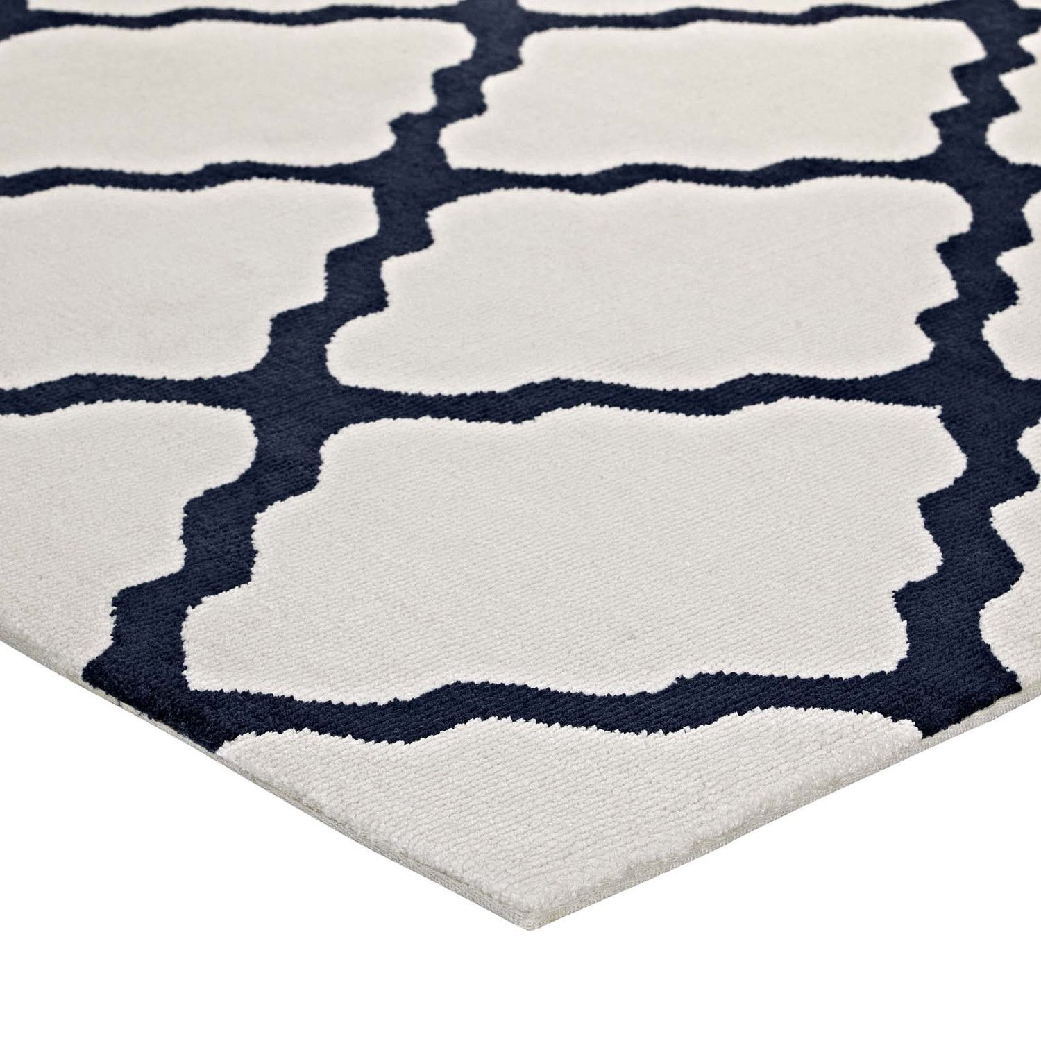 Marja Ivory/Navy 5x8 Area Rug R1003B58 Modway Furniture Area Rugs
