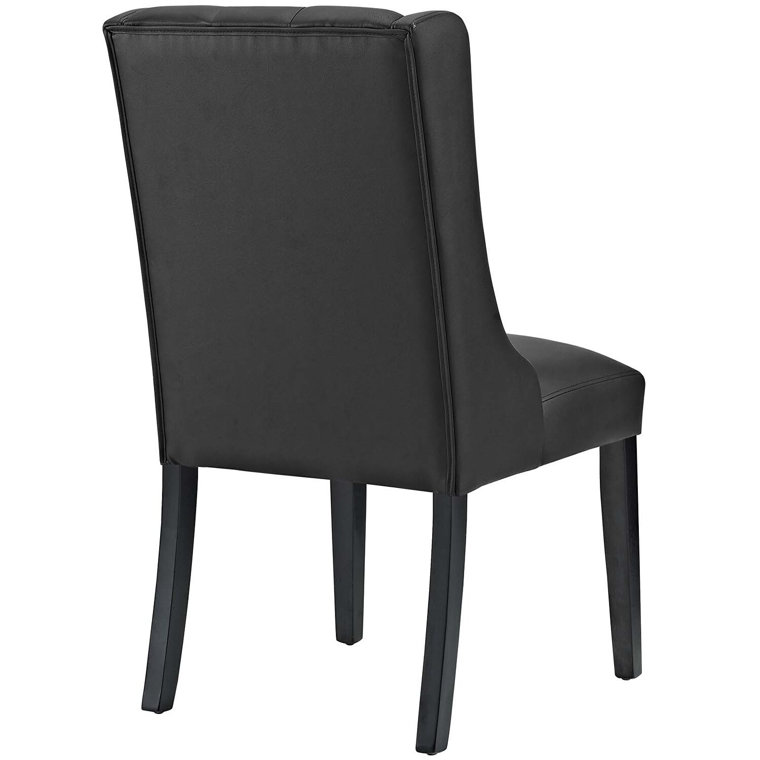 EEI-2234-BLK Modway Baronet Vinyl Dining Chair in Black Modway Inc