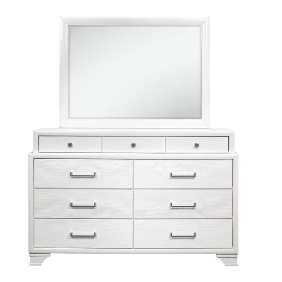 Rubberwood white finish dresser