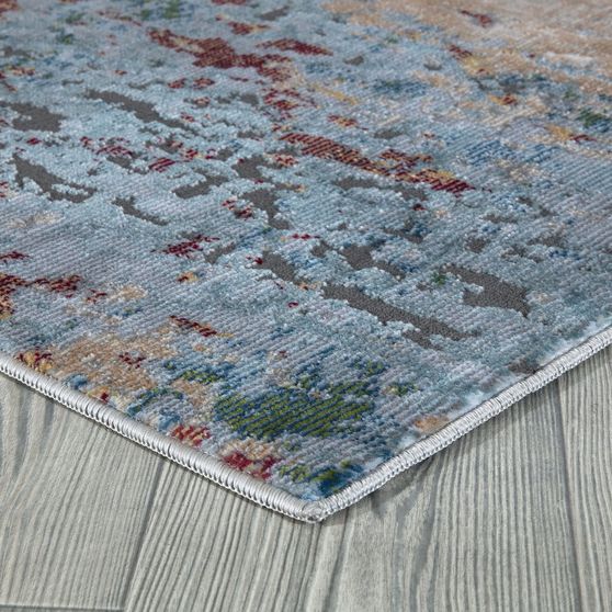 Mirage 7'10 X 10'2'  Modern & Contemporary Abstract Multi/Blue area rug