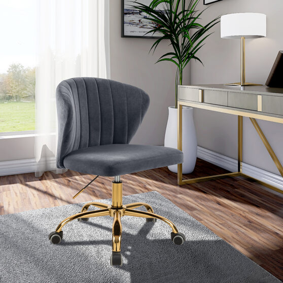 Contemporary channel tufting office chair