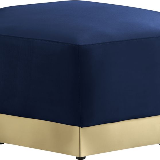Modular design / gold base contemporary ottoman