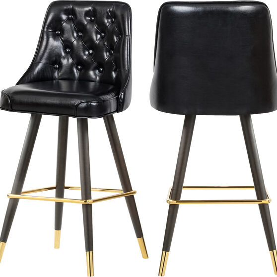 Faux leather stylish bar stool