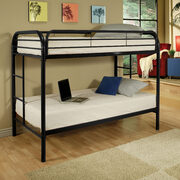 Black twin/twin bunk bed main photo