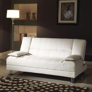 White pu sofa bedq main photo