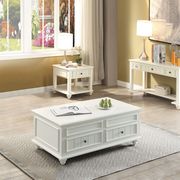 White washed finish lift top coffee table main photo