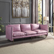 Wisteria grain leather modern industrial design sofa main photo