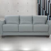 Watery full leather sofa made in Italy main photo