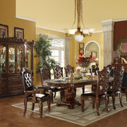 Cherry dining table with double pedestal main photo