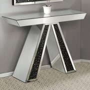 Mirrored glam style console table / display