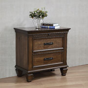 Two-drawer nightstand with tray main photo