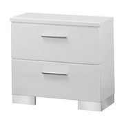 Contemporary two-drawer nightstand main photo