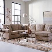 Chenille tortilla fabric oversized sectional