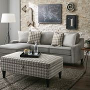 Loft style apt size casual reversible sectional sofa