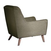 Mid-century design modern dove grey chair main photo