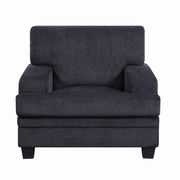 Casual grey fabric chair main photo