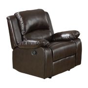 Casual recliner chair with pillow arms main photo