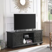 60-inch TV console in antique gray main photo