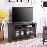 Transitional dark grey 48-inch tv console main photo