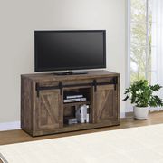 48-inch TV console in rustic oak driftwood main photo