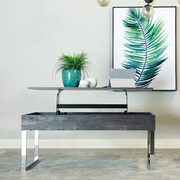 Lift top coffee table modern design with a rustic flair main photo
