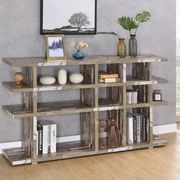 Rustic salvaged cabin low-profile bookcase main photo