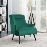Mid-century modern green accent chair main photo