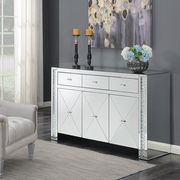 Contemporary silver and black cabinet main photo