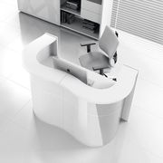 Ultra-contemporary modular office reception desk main photo