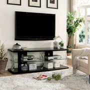 60-inch modern black TV Stand with LED main photo