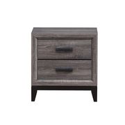 Gray contemporary style casual nightstand main photo