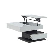 Gray motion coffee table in square shape main photo