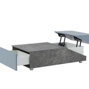 Concrete paper and grey coffee table main photo