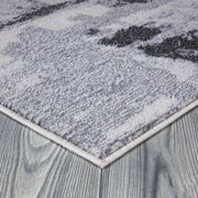 Jewel 7'8 x 10' Transitional & Contemporary  Abstract, Geometric& Distressed Gray area rug