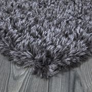 Silky Shag 5'2 x 7'2 Modern & Contemporary Solid Gray area rug main photo
