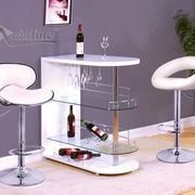 Contemporary white bar table
