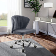 Contemporary channel tufting office chair main photo