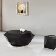 Black diamond-shape coffee table main photo