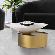 Geometric shape cylinder / cone coffee table main photo