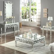 Mirrored design contemporary coffee table
