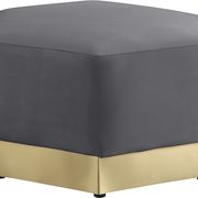 Modular design / gold base contemporary ottoman