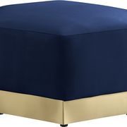 Modular design / gold base contemporary ottoman