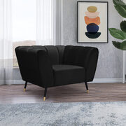 Low-profile channel tufted contemporary chair main photo