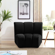 Modular contemporary velvet 3 piece chair main photo